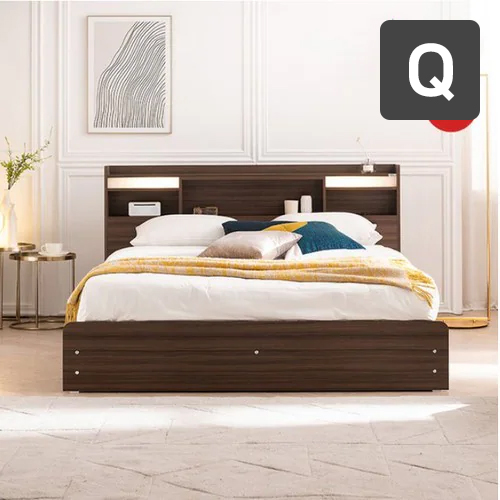 BIF보루네오 라그나 멀티수납형 LED침대 Q (하이브리드폼유로탑독립)