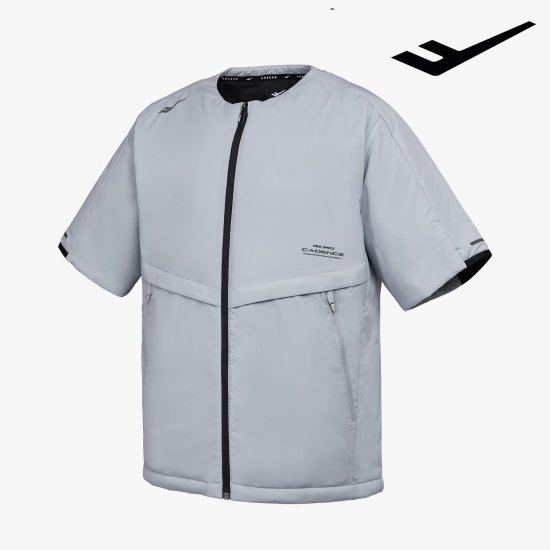 프로스펙스 반팔 패딩 커버업 러닝 자켓 PR3MJ23F521