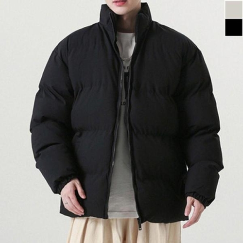 겨울 데일리 하이넥 숏패딩 1P 루즈핏 점퍼 외투 WE1F81F