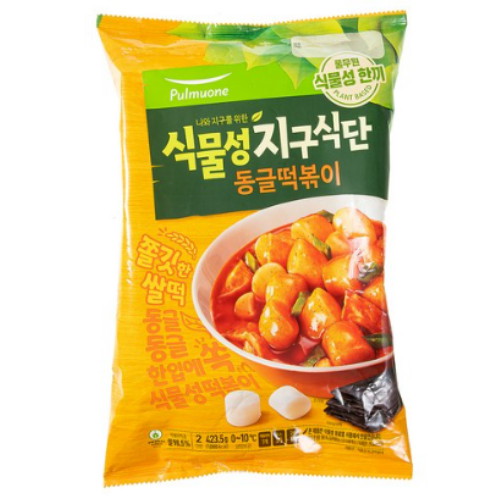 식물성 지구식단 동글떡볶이 423.5g