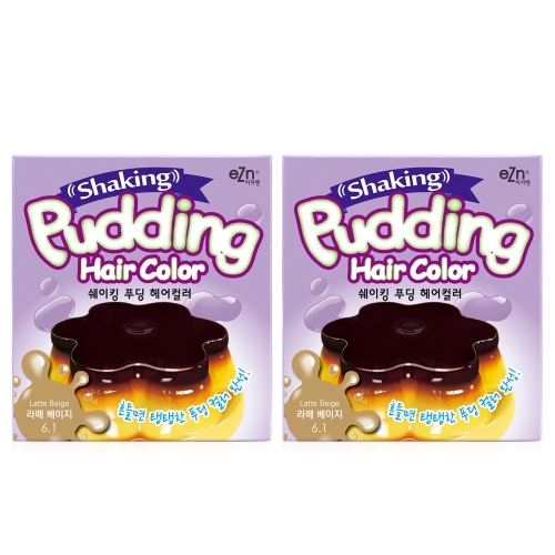 이지엔 쉐이킹 푸딩 헤어 컬러 (2개)_이미지