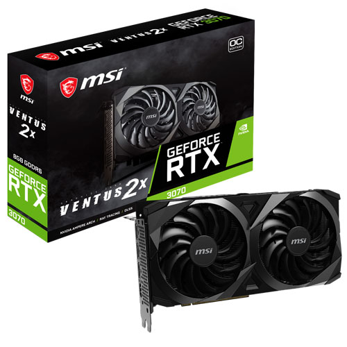 MSI ������ RTX 3070 ������ 2X OC D6 8GB