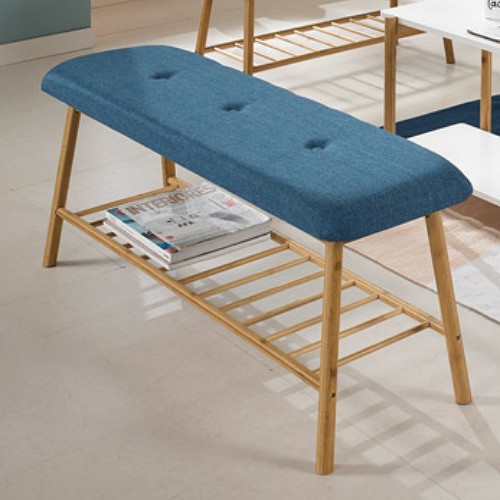 프리메이드 도담 대형 원목 벤치의자_이미지