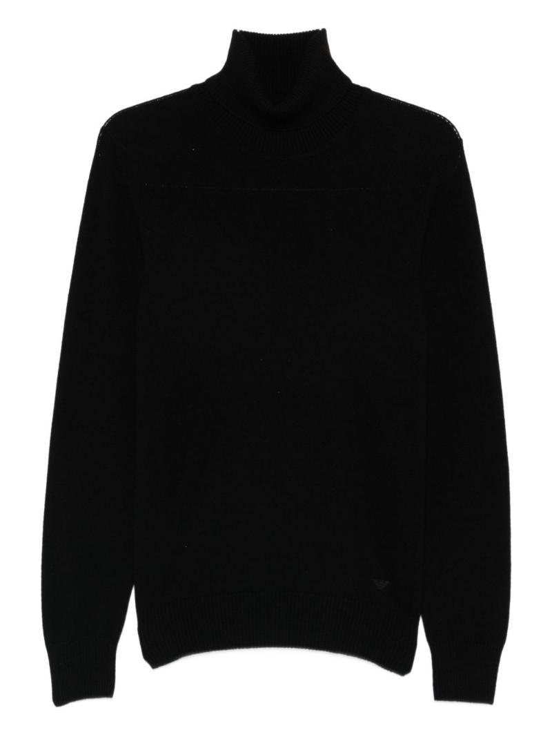 아르마니 엠포리오 아르마니 C HMERE HIGH NECK SWEATER 8N1M461M71Z0999 2JP3 T