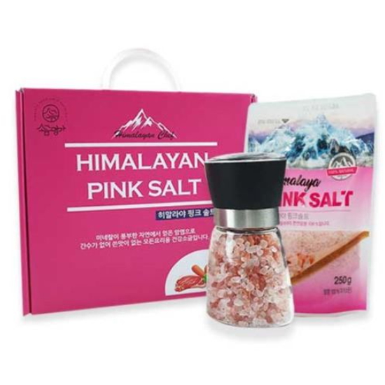 소금명가 히말라야 그라인더 핑크소금 2P 세트 430g