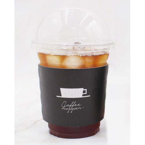 이룸팩 14온스 92파이 PET 투명컵 (+둠뚜껑+인쇄홀더, 100개)_이미지