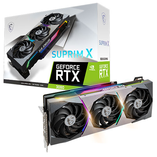 MSI 지포스 RTX 3080 슈프림 X D6X 10GB 트라이프로져2S LHR