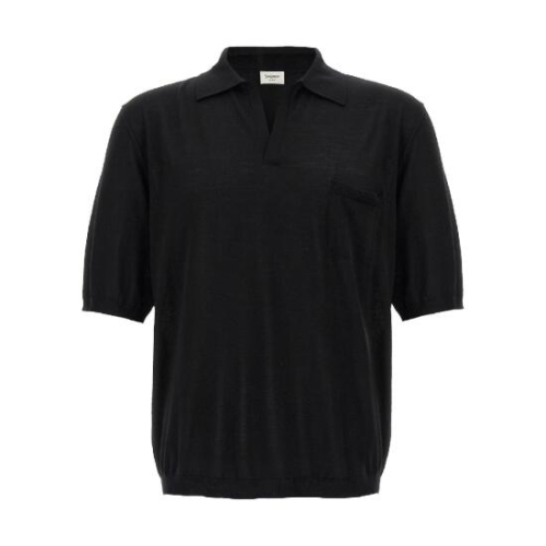 입생로랑 생로랑 Wool polo shirt 821733Y77AS1000