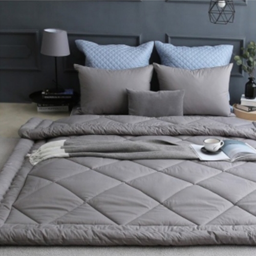아망떼 코튼벨 순면 고밀도 광폭 차렵이불 요세트 (퀸 Q)_이미지