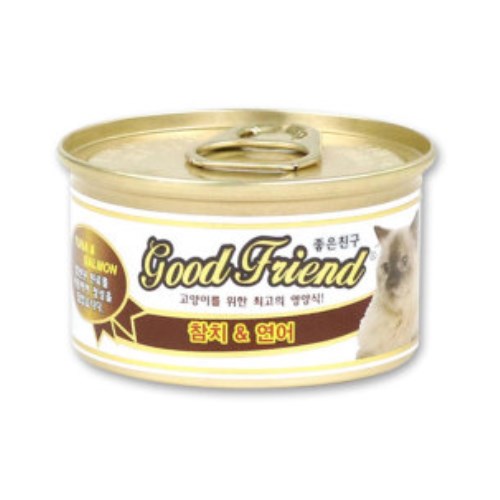 굿프렌드 참치&연어 캔 85g (5개)_이미지