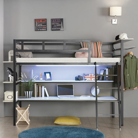 북카페M 좌식 책상 철제 벙커침대 MS
