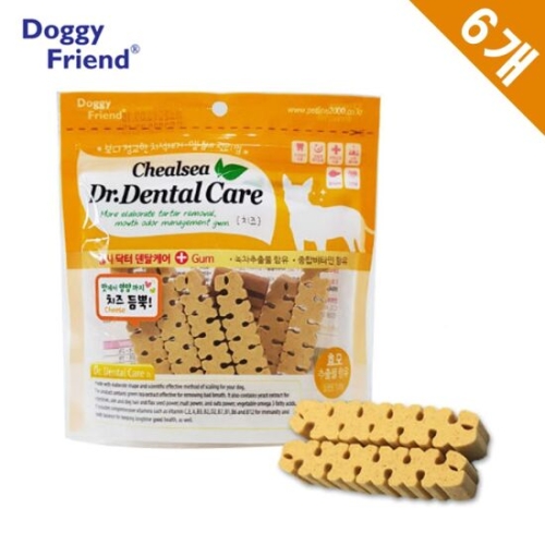 펫라인 도기프렌드 첼시 닥터 덴탈케어 치즈 100g (6개)