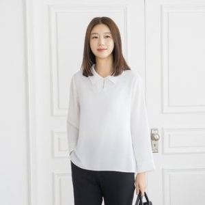 마담4060 엄마옷 블라우스 중년여성 데일리 레빈카라-YBL2510005