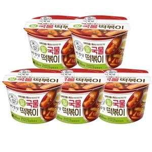 CJ제일제당 미정당 밀 국물 떡볶이 330g (5개)_이미지