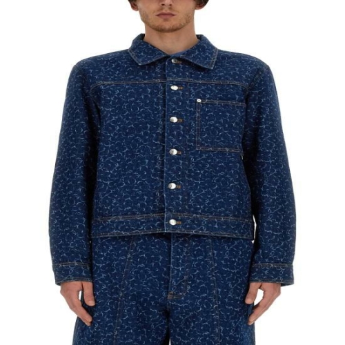  메종키츠네 자켓 MM02112WW5024 O010 DENIM