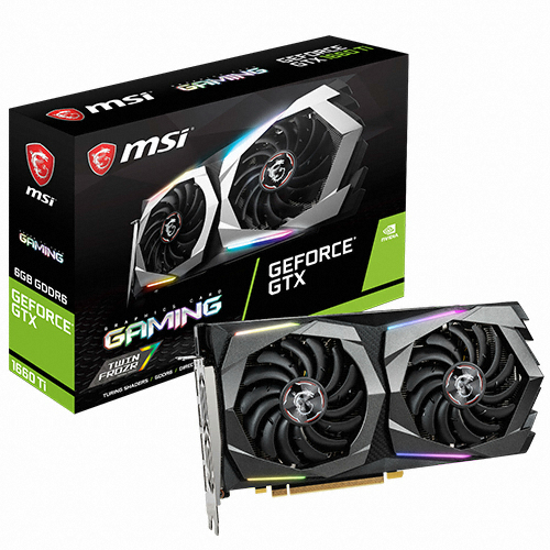 MSI 지포스 GTX 1660 Ti 게이밍 D6 6GB 트윈프로져7