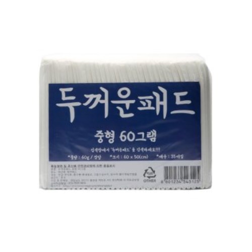 정직한패드 두꺼운패드 중형 35매 (4개)_이미지