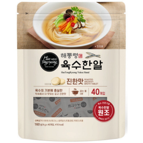 빅마마씨푸드 해통령 육수한알 진한맛 160g (4g x 40개입) (1개)