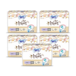 쏘피 바디피트 내몸에 순한면 대형 16개 (5팩(80개))_이미지