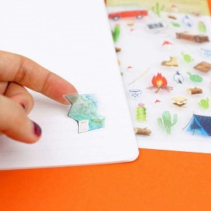 아이스타일 트래블러스노트북스티커 미국 여행