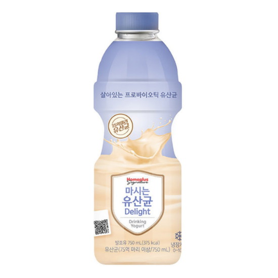 홈플러스 시그니처 마시는 유산균 디라이트 요구르트 750ml (1개)_이미지