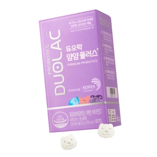 듀오락 얌얌 플러스 80정