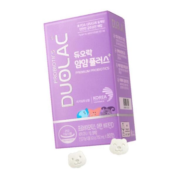 듀오락 얌얌 플러스 80정