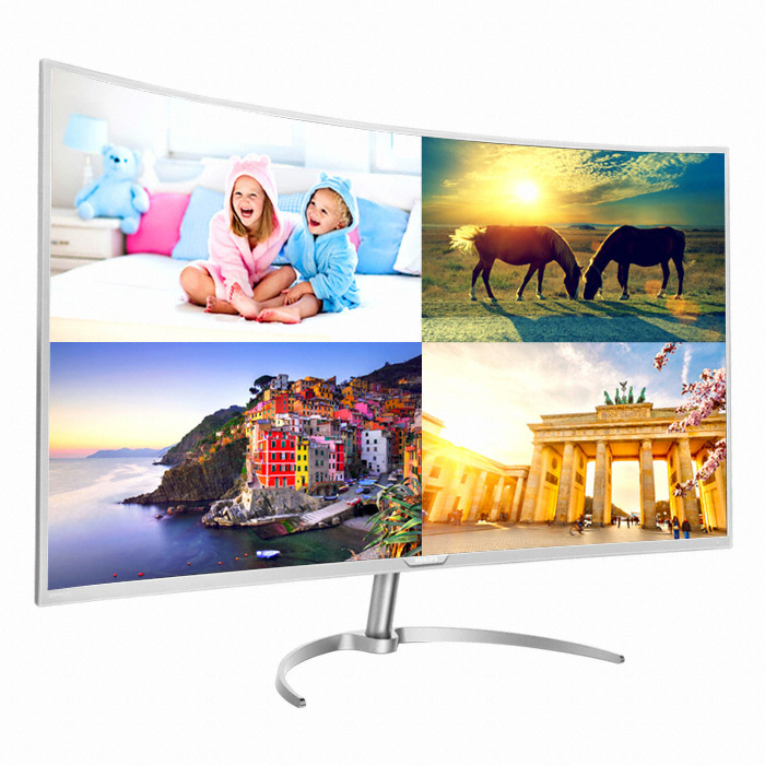 필립스 4037 UHD 커브드 무결점_이미지