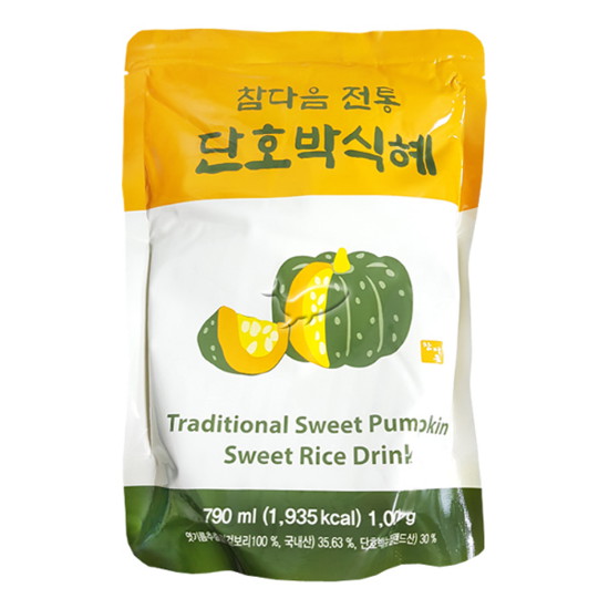 파낙스코리아 참다음 전통 단호박식혜 790ml (10개)_이미지