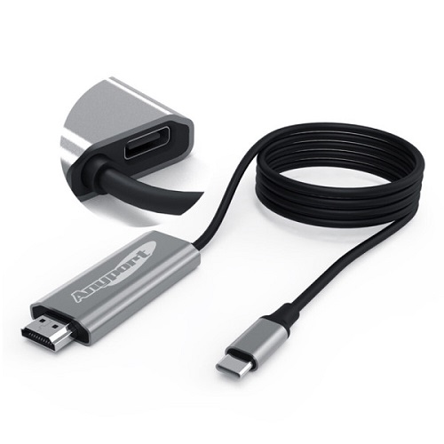 엘디네트웍스 Anyport AP-MW4KPD C to HDMI 케이블 (2m)_이미지