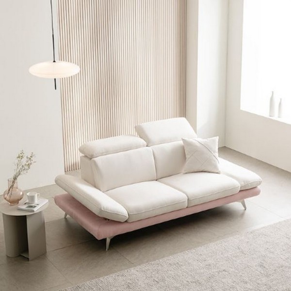 채우리 푹쉼 마일라 아쿠아텍스 패브릭 소파 3인용 (스툴별도)_이미지