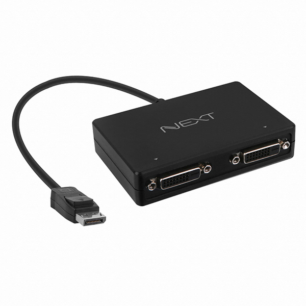 이지넷유비쿼터스 넥스트 1:2 DisplayPort to DVI 분배기 (NEXT-DP302DS)_이미지