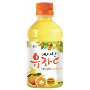 웅진식품 내사랑 유자C 280ml (48개)