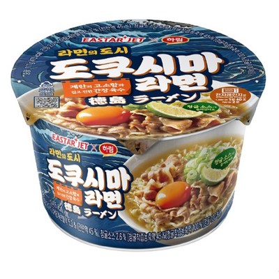 하림 라면의 도시 도쿠시마 라면 111g (12개)