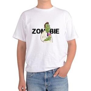 셀러허브 패션 JHP023S4_51HD 반팔티 ZOMBIE 공포영화 오늘은 좀비 영화_이미지