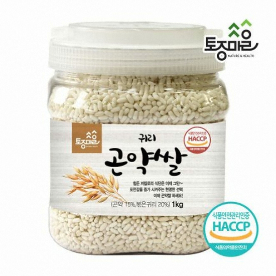 토종마을 귀리 곤약쌀 1kg이미지입니다. 누르면 해당 게시물로 새창이동합니다.