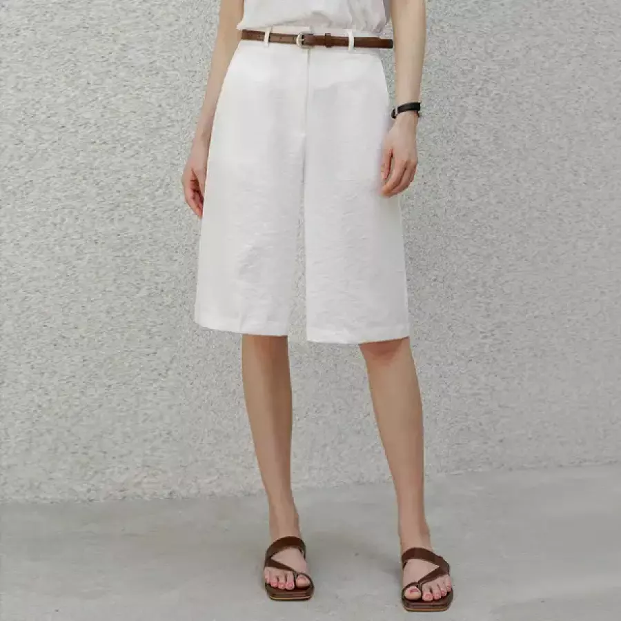 21일 배송 FRENCHCHIC 스탠스 스판 버뮤다 슬랙스_F6H438PT 12235683 202379