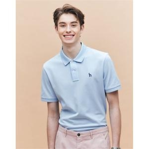 아이코닉 라이트블루 반팔 피케 티셔츠_HZTS5B403B1