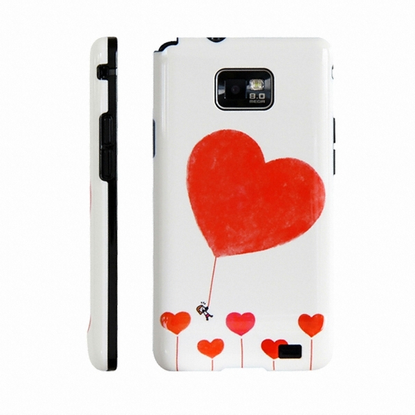 EPICASE 갤럭시S2 Girl and heart 아트 케이스 (SHW-M250S/K)