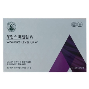 김정문알로에 우먼스 레벨업W 600mg 360캡슐 (3개)_이미지