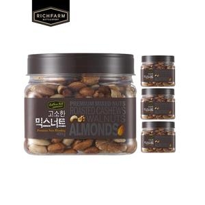리치팜너트 고소한 믹스너트 400g (4개)