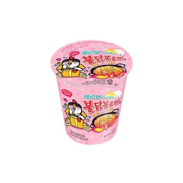 삼양식품 까르보 불닭볶음면 작은컵 80g (18개)_이미지