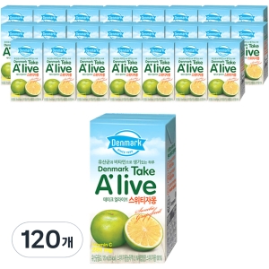 동원F&B 덴마크 테이크 얼라이브 스위티자몽 음료 120ml 120개 (120개)_이미지