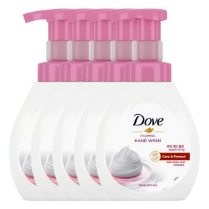 도브 포밍 핸드워시 피치 앤드 릴리 240ml (5개)_이미지