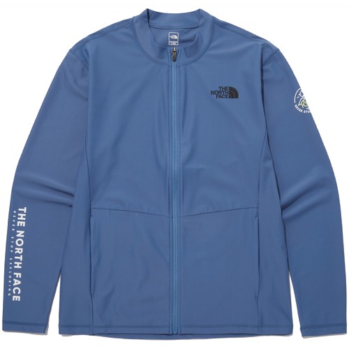 노스페이스 에코 블루 웨이브 긴팔 집업 NJ5JP05B