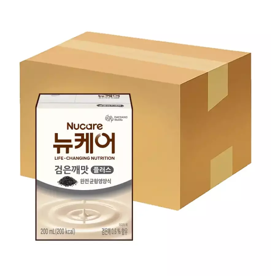 대상웰라이프 뉴케어 검은깨 맛 플러스 200ml (10개)_이미지