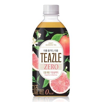웅진식품 티즐 제로 자몽 블랙티 500ml
