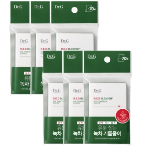 고운세상 닥터지 레드 블레미쉬 오일 컨트롤 페이퍼 70매 (6개)