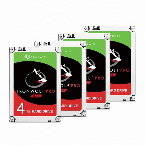 Seagate IronWolf Pro 패키지 7200/128M ST4000NE0025 (4x4TB)