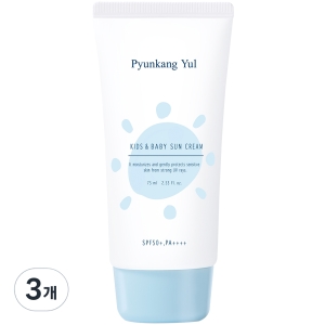 편강율 키즈 앤 베이비 선크림 (SPF50+) 75ml (3개)_이미지